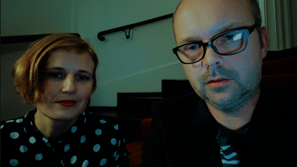 Katja Kipping und Timothy Speed